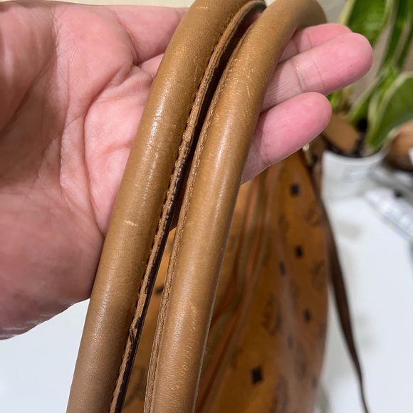 MCM COGNAC VISETOS 2 WAY BAG - Picture 4 of 16